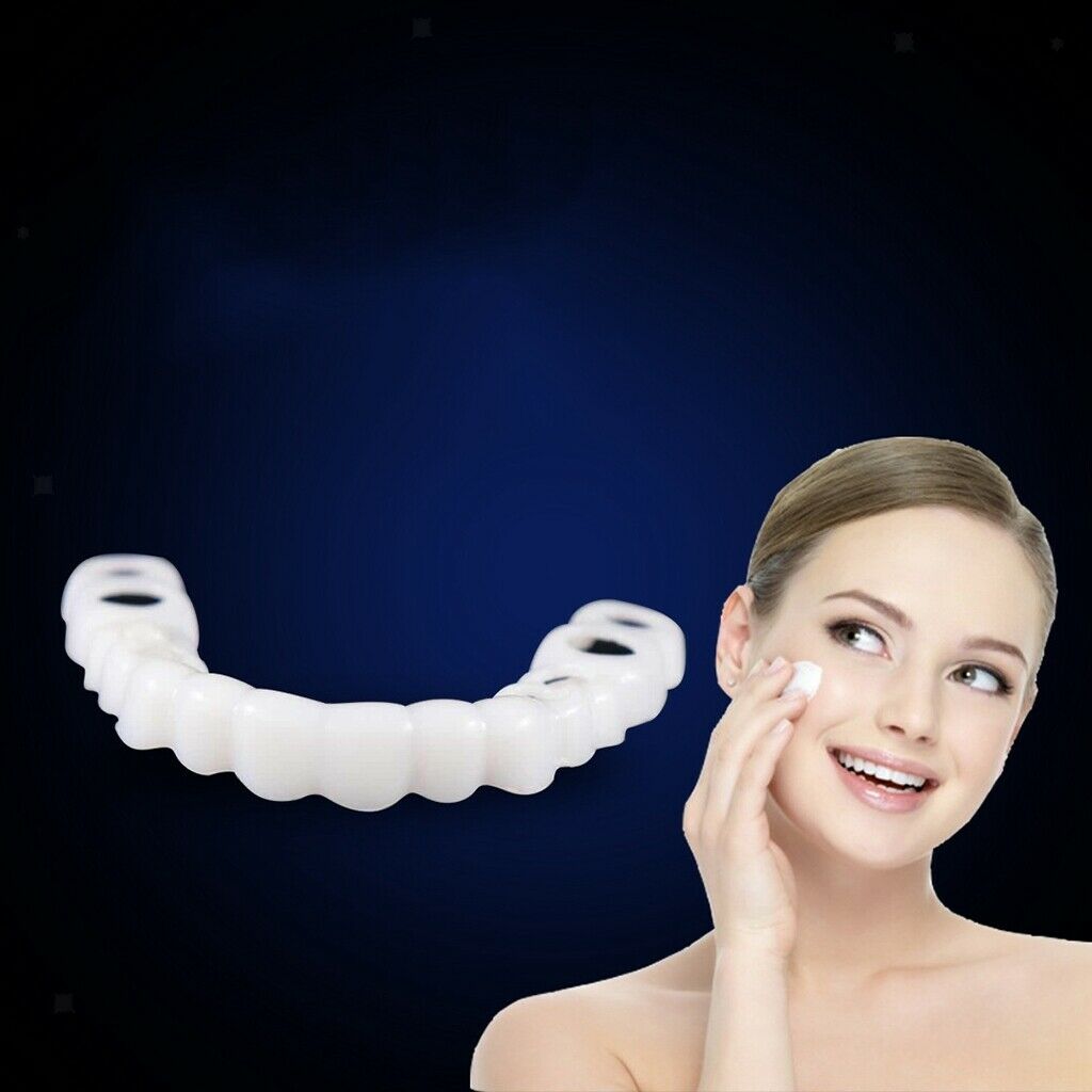1Pcs Silicone Flex Upper Cosmetic Teeth Cover Veneers Instant Smile Repair Kit