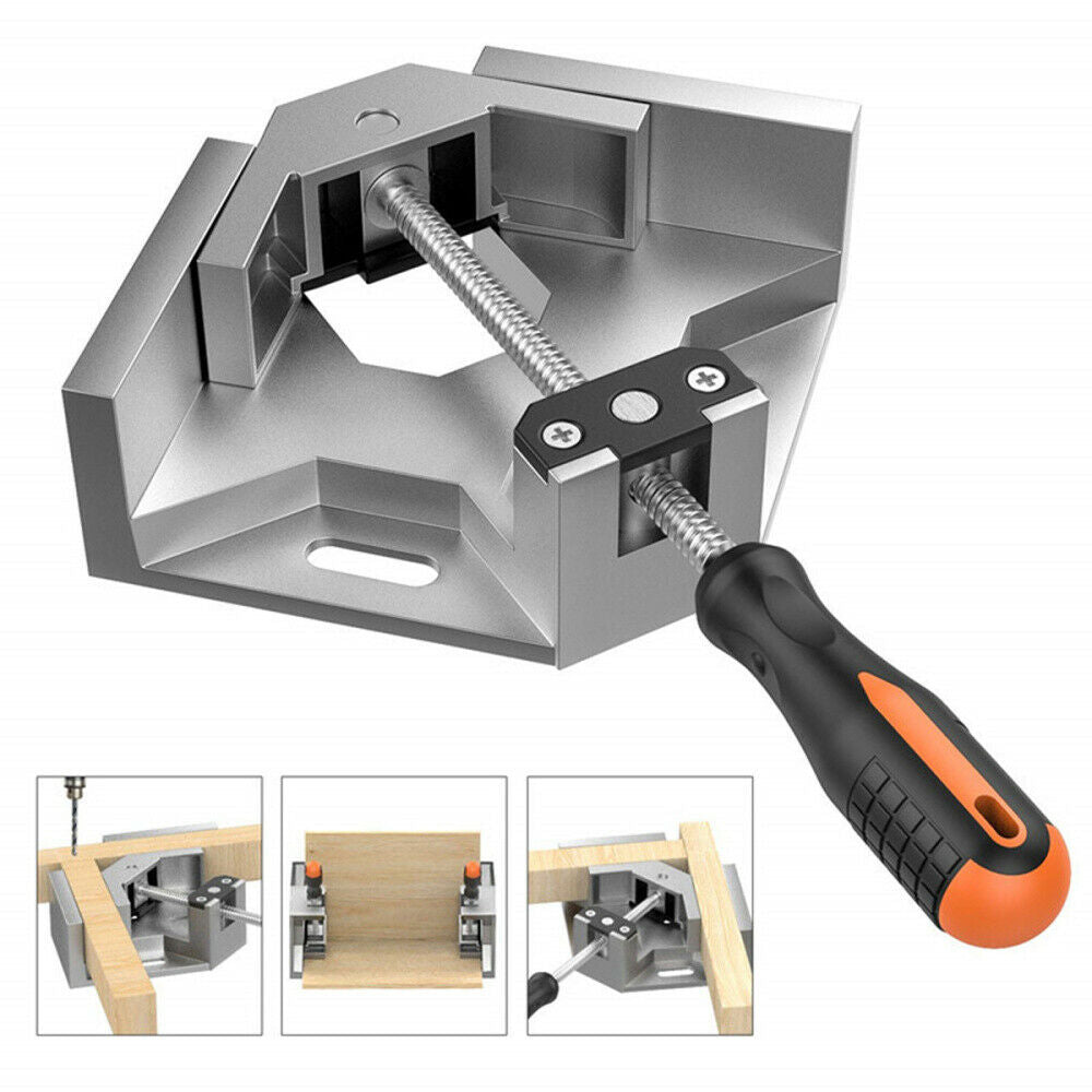 90 Degree Corner Right Angle Clamp Woodworking Vice Wood Metal Welding Gusset