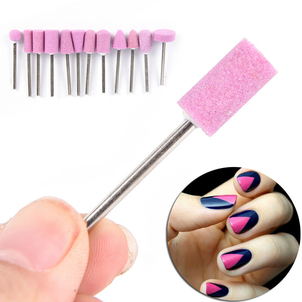 12x Nail Drill Bits Electric Manicure Head Replacement Device TLOUKBXUKF ZSF TL