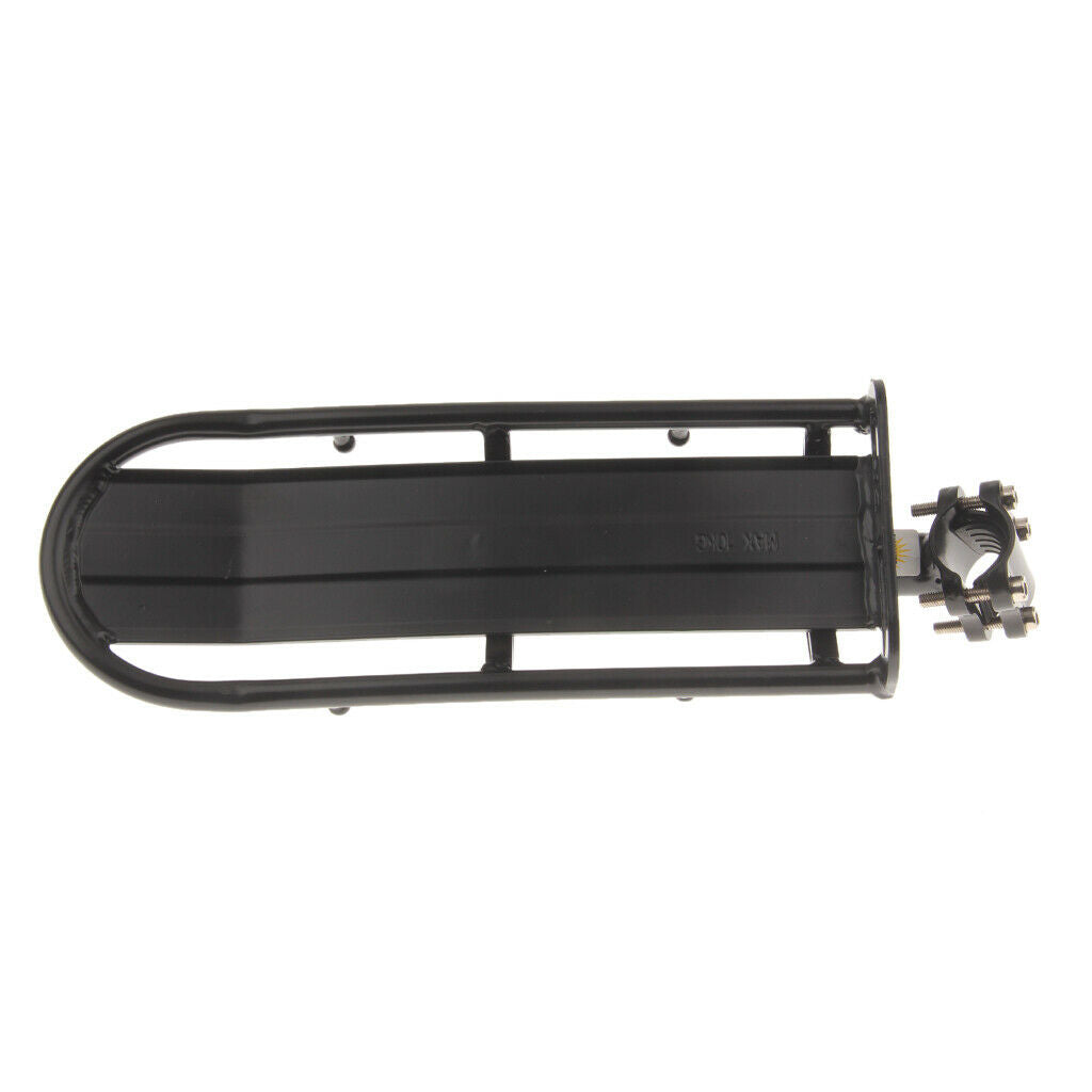 Aluminum Alloy MTB Bike Bicycle Extendable Rear Luggage Rack Carrier - Black