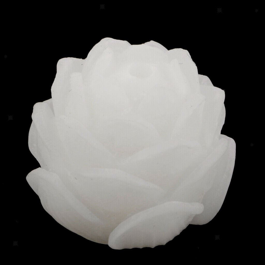 20mm Bodhi Wood Carved Lotus Flower Beads for Bracelet Jewelry Making Charm