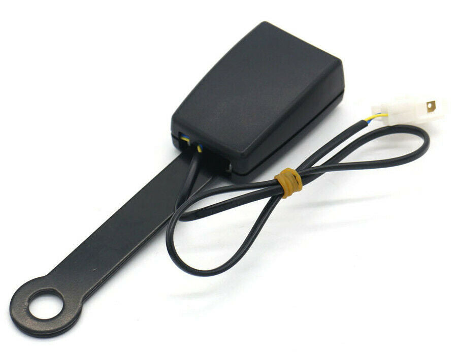 Car Front Seat Belt Buckle Device with Tail Plug Connector and Buzzer Cable175MM