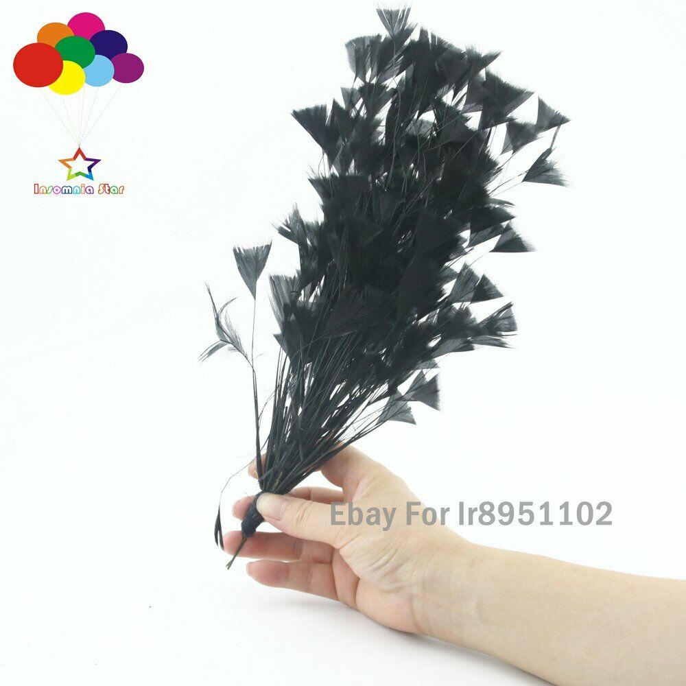 Black 1 Pcs 30 CM Turkey Feathers for DIY Jewelry Wedding Party Craft Decoration