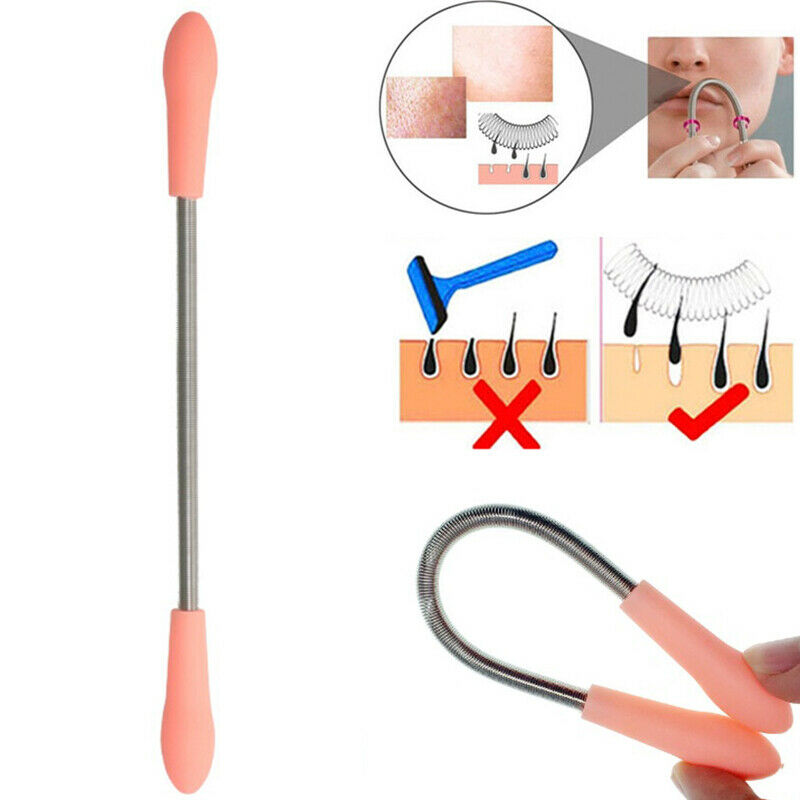 Pro Epilator Stick Smooth Spring Facial Threading Tool Hair Removal Cleaning KX