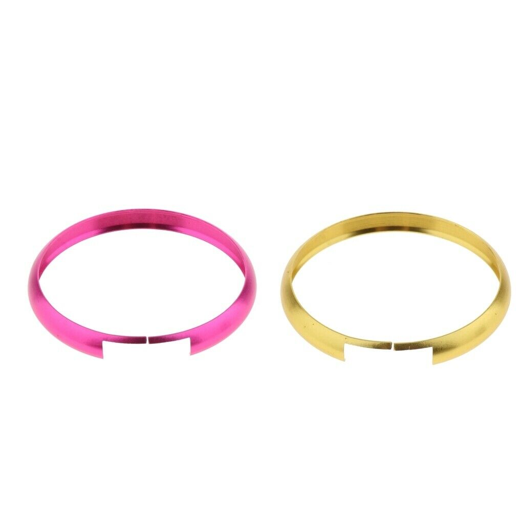 Key Fob Remote Case Trim Replacement Ring for Mini Cooper Pink and Golden