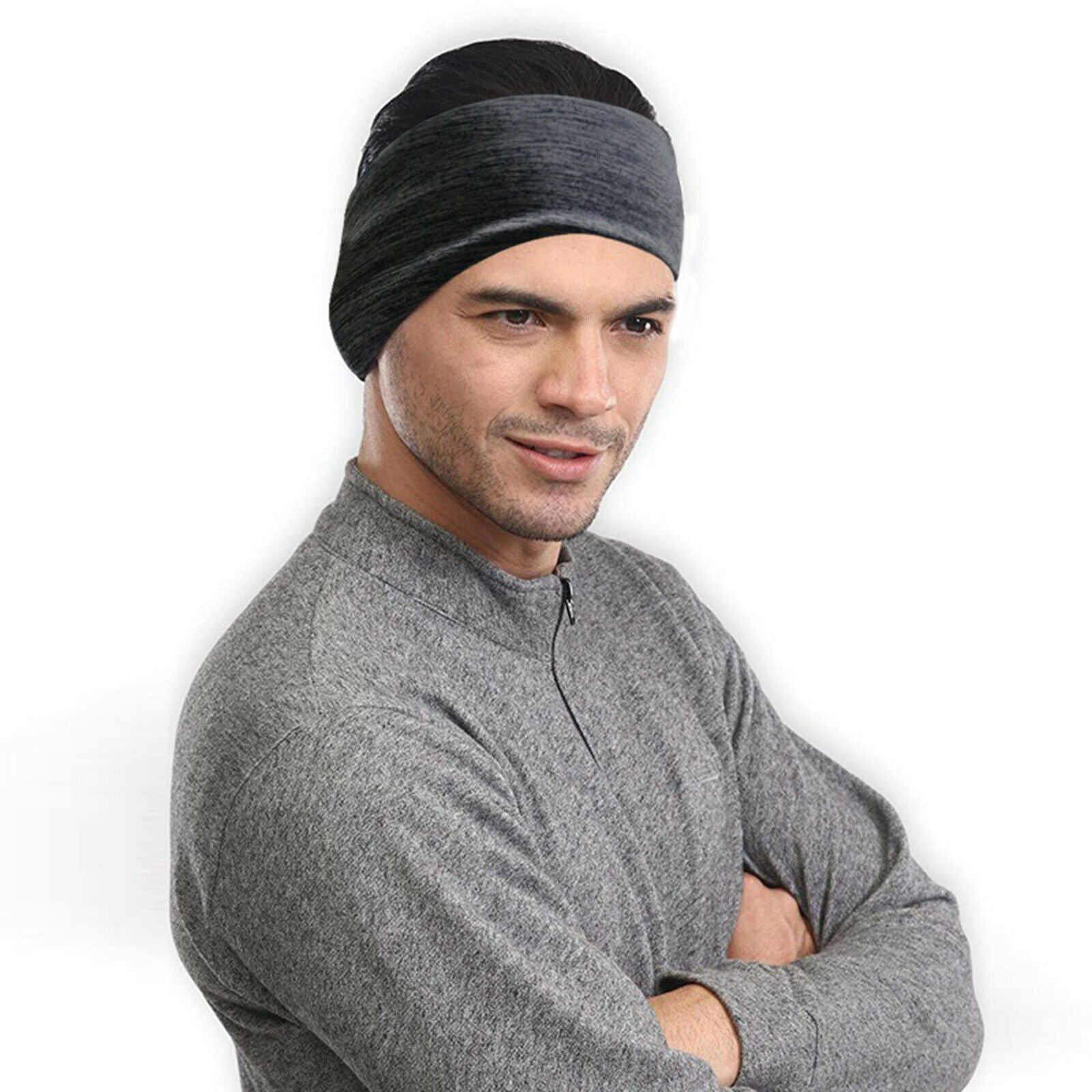 Headband Running Warm Ear Warmer Muffs Stretchy Fleece Head Bands Earmuffs