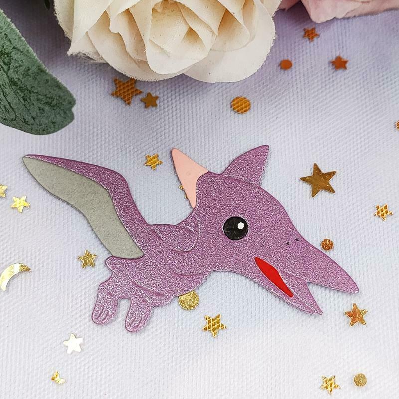 Cute Flying Pterodactyl Carbon Steel Cutting Dies DIY Scrapbooking Photo Album
