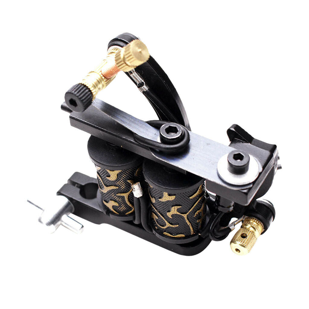 Tattoo Machine Supply Liner & Shader Tool with 10 Coils Wraps Accessory