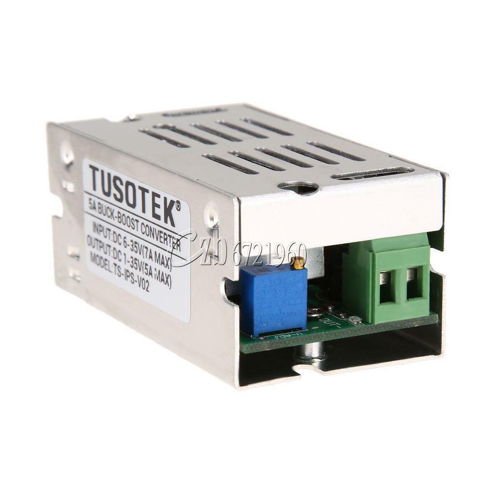 5A Auto Boost Buck Step Up Step Down Converter Module Voltage Aluminum Case DC