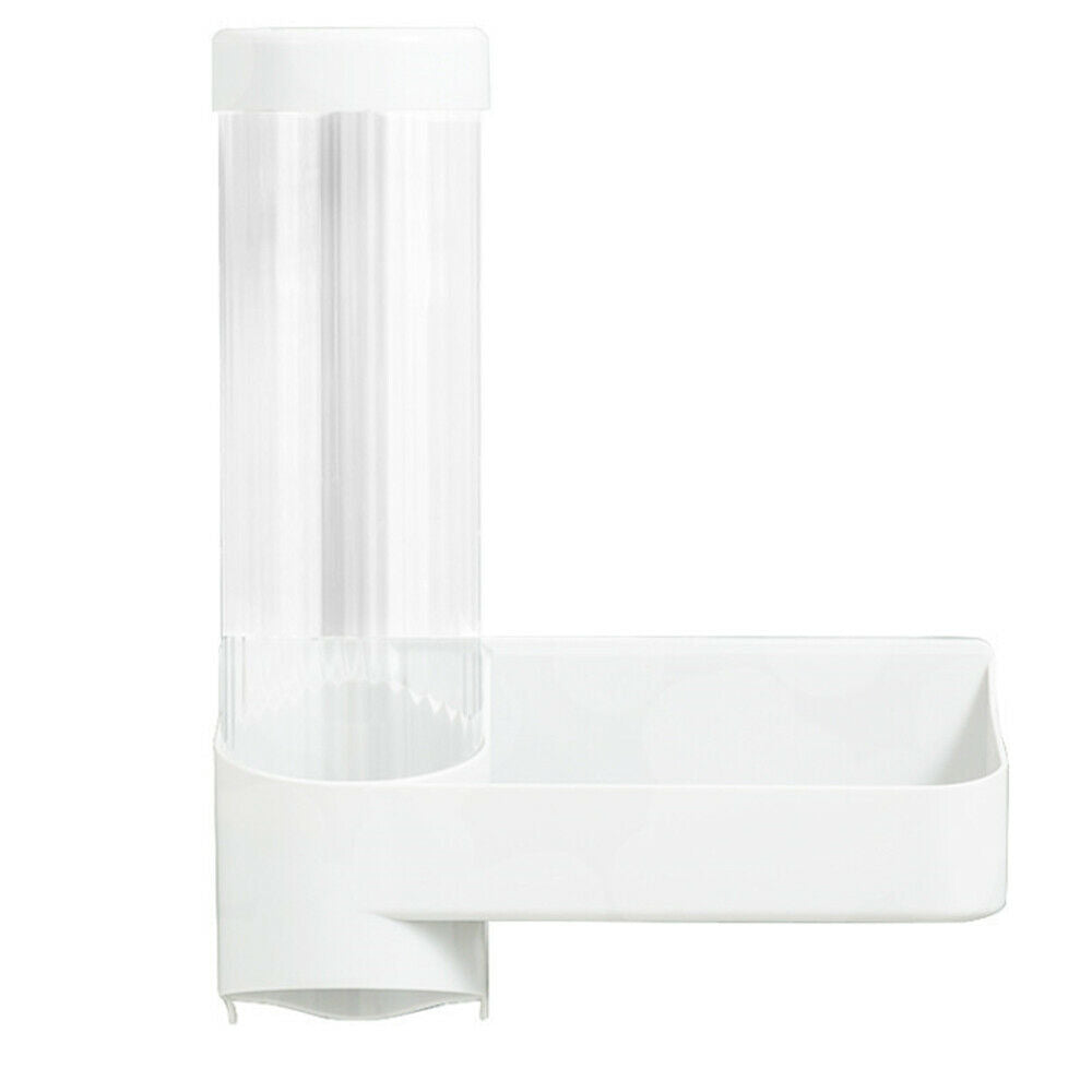 Disposable Paper Cups Dispenser Plastic Cup Holder Automatic Cup Storage Rack