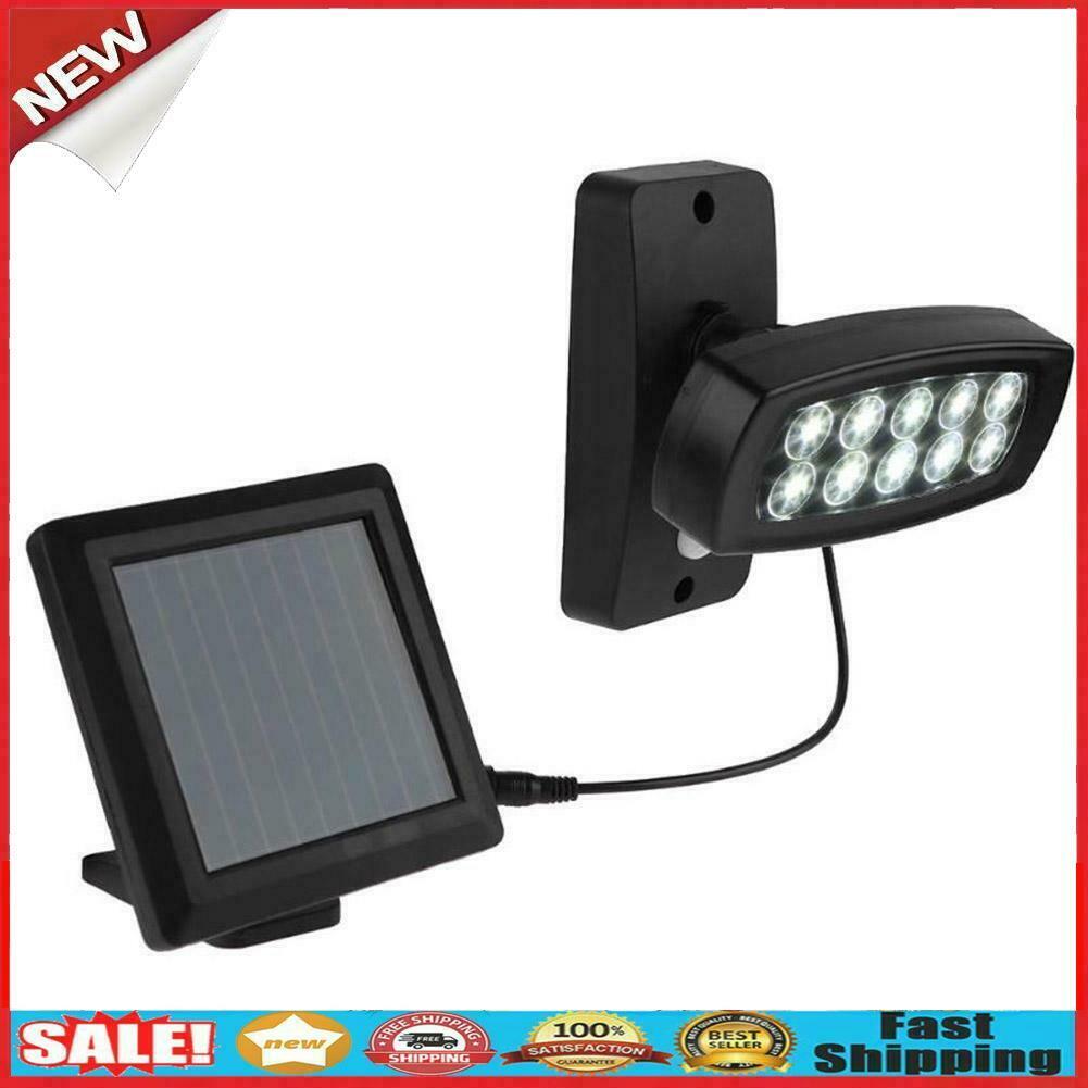10 LED Solar Light Motion Sensor Waterproof Outdoor Garden Yard Wall Lamp @