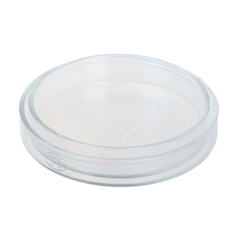 Clear Glass Shrimp Feeding Food Dish Feeder Tray Round Container Aquari.l8