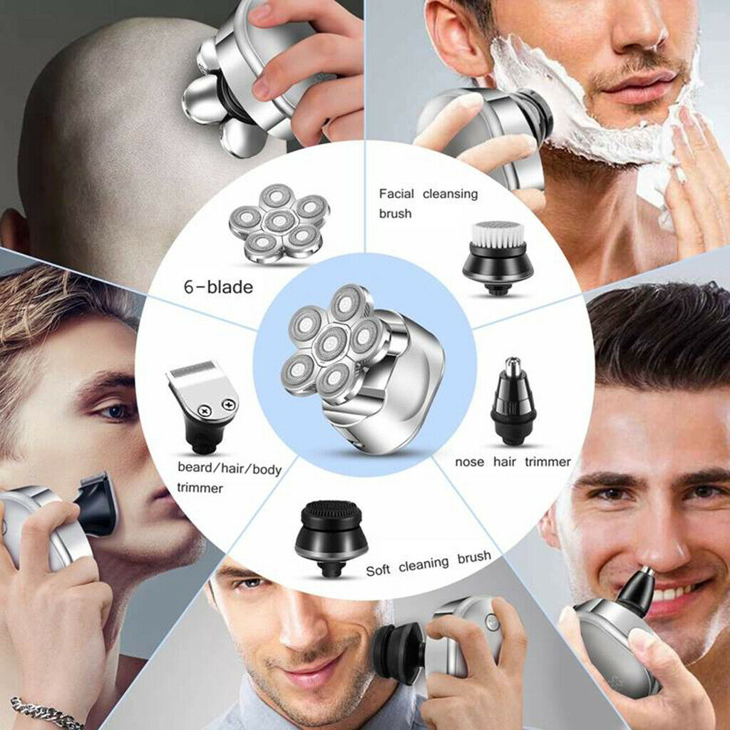 Electric Shaver Beard Shaving Trimmer Wet Dry Men Face Shaving Machine