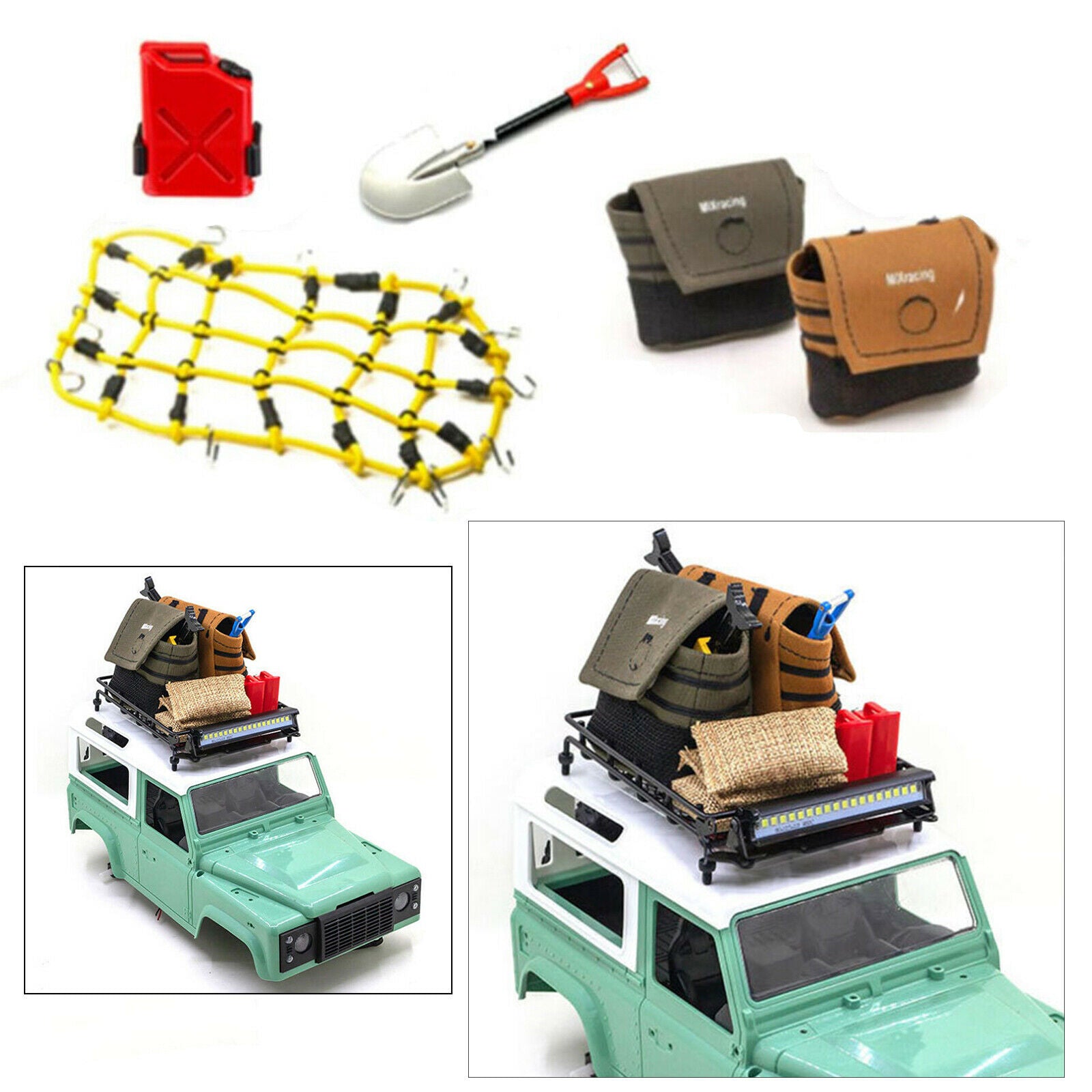 RC Luggage Net for Axial D90 4WD RC Car Truck Monster Truck DIY Replacement