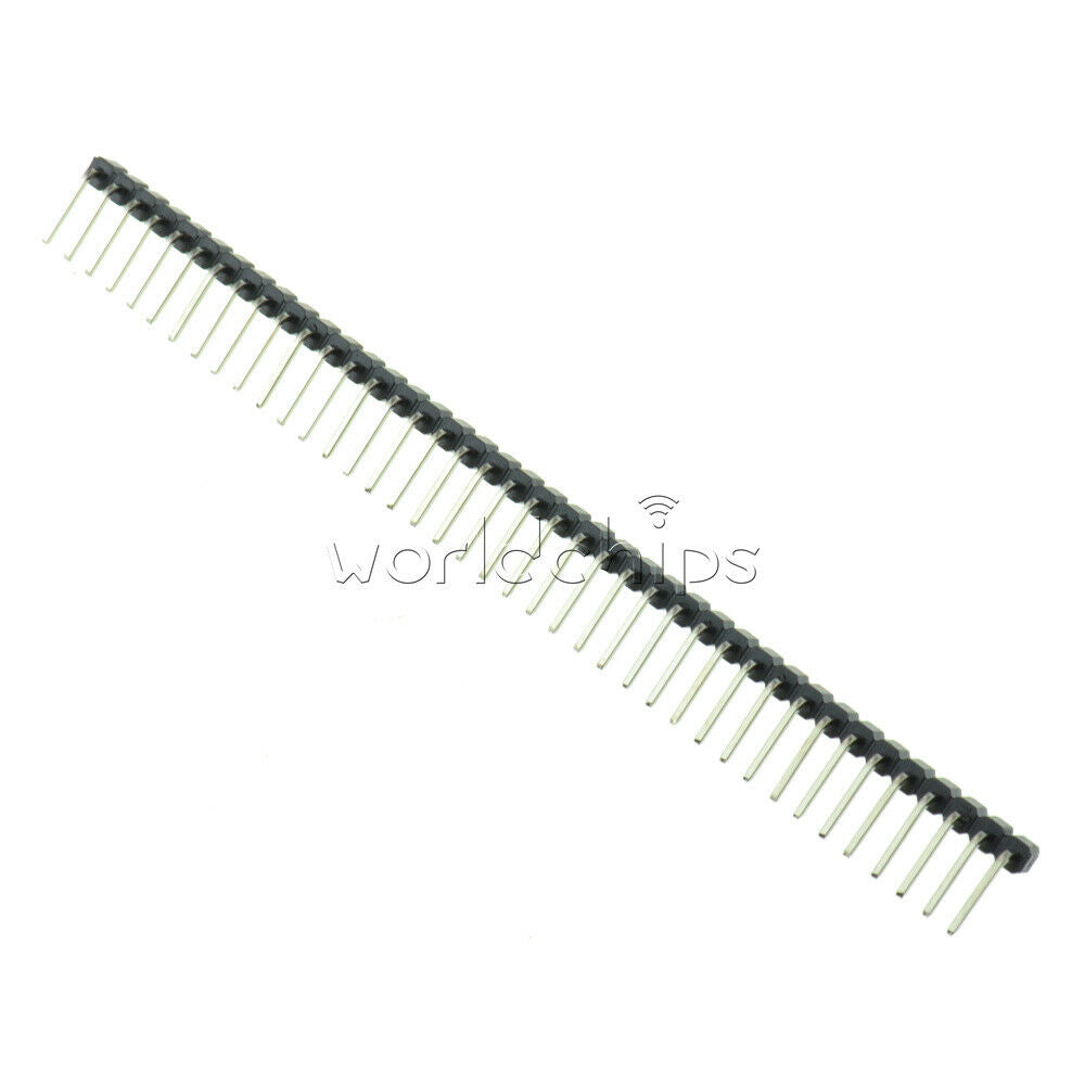 20PCS 40Pin 2.54mm Pitch Single Row Right Angle Pin Header Strip For Arduino Kit