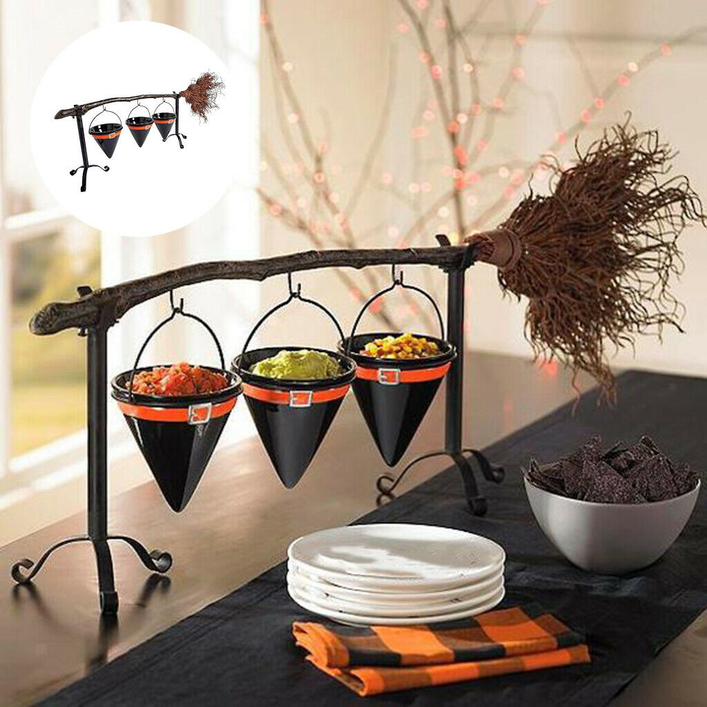 Snack Bowl for Candy Set Dinner Witch Hat Small Party Supplies Three cups