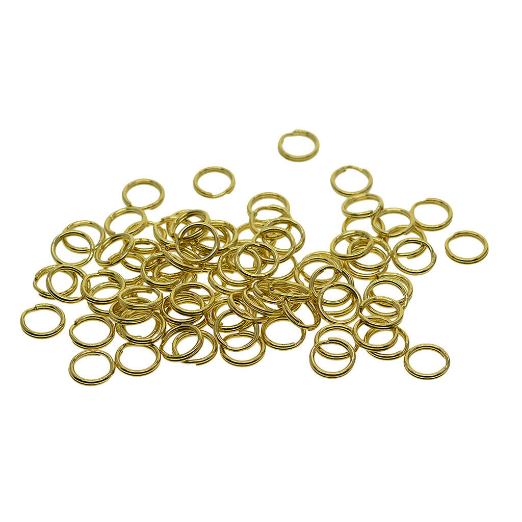 50 pcs split rings key chain rings metal key rings metal rings