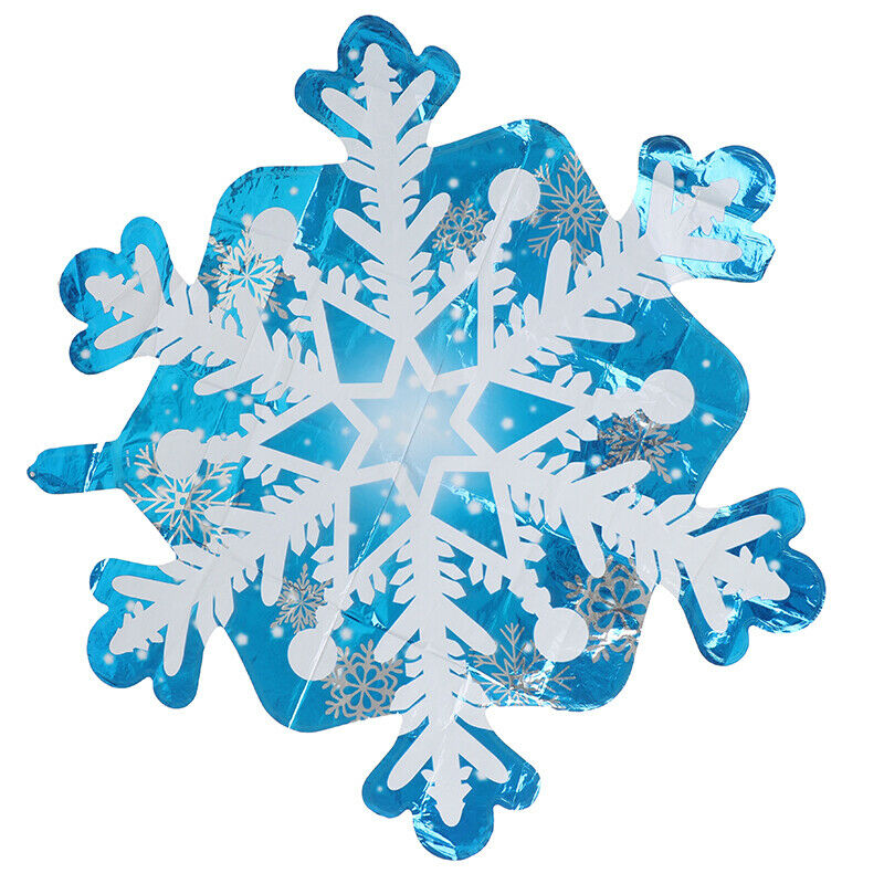 27" Christmas Supplies Foil Balloons Snowflake Winter Ballon Ice Snow Kids To TH