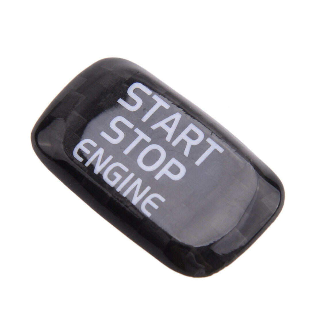 Car Carbon Fiber Engine Start Stop Button Cover Trim Fit For Volvo V40 2013-2019