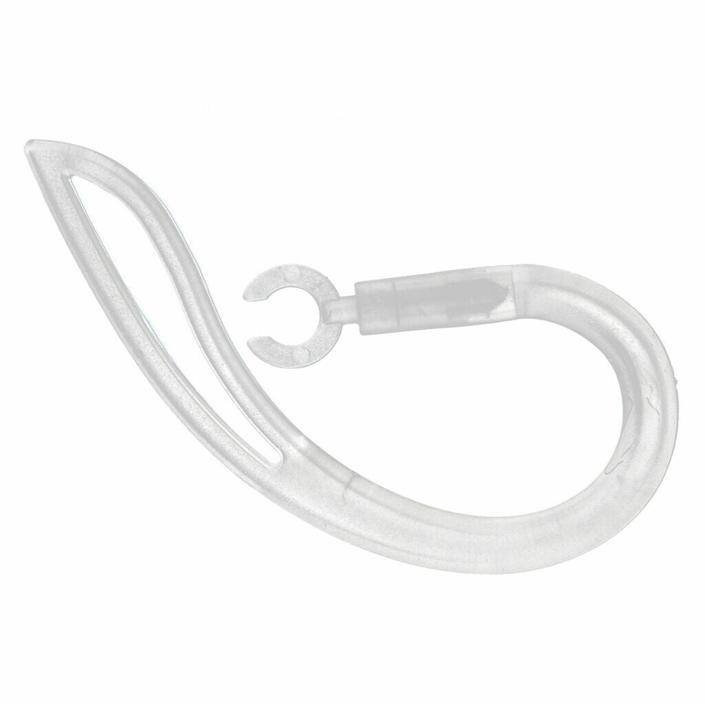 4 Pcs Clear Replacement 5.0mm Headset Earhooks for Plantronics Marque M155
