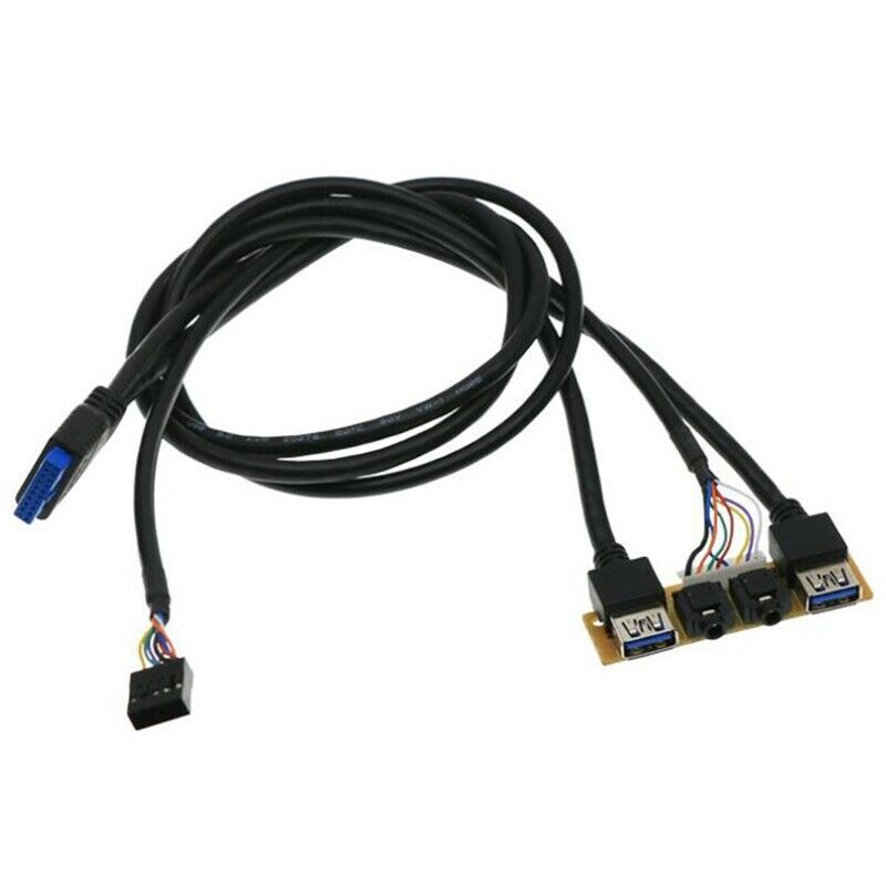 60cm Front Case Panel USB3.0+USB3.0+ Audio Jack Ports I/O Board+Internal Wire Z6