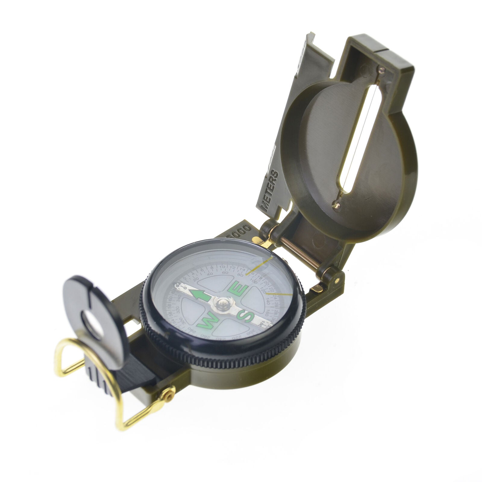 Pocket Outdoor Military Army Hiking Camping Lens Survival Lensatic Mini Compass