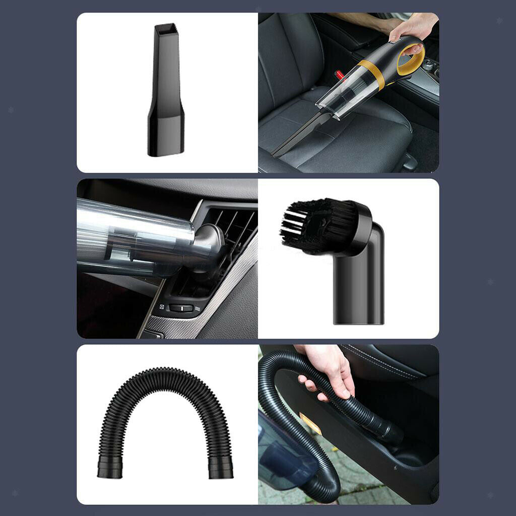 3 in 1 High Power 120W Cordless Vacuum Cleaner Car Truck Duster Wet & Dry
