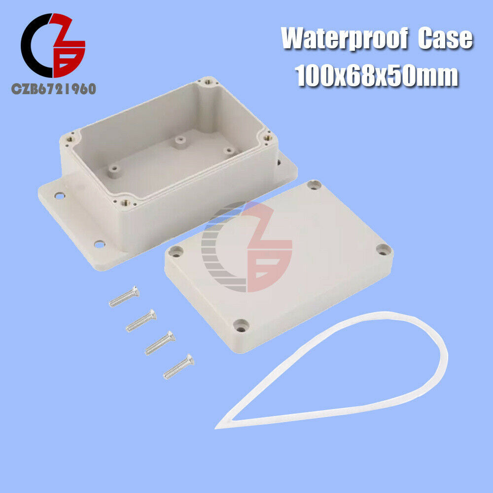 100 x 68 x 50mm IP66 Waterproof Plastic Electronic Project Box Enclosure Case
