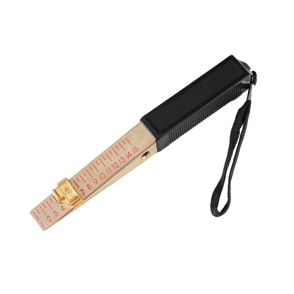 Wedge-Shaped Vernier Feeler Gauge 1-15mm House Engineering Inspection Flatness