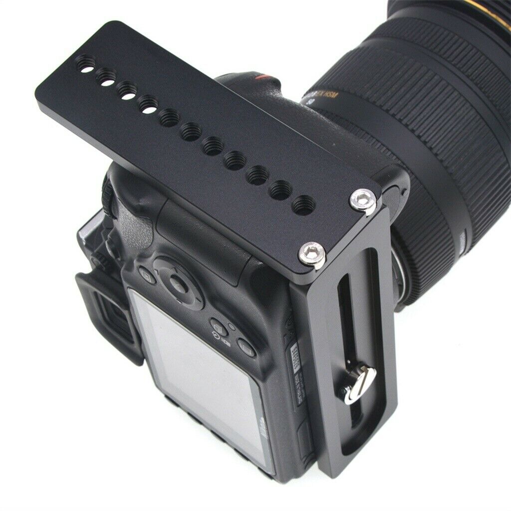 L-bracket quick release plate for camera Canon Nikon Olympus Panasonic