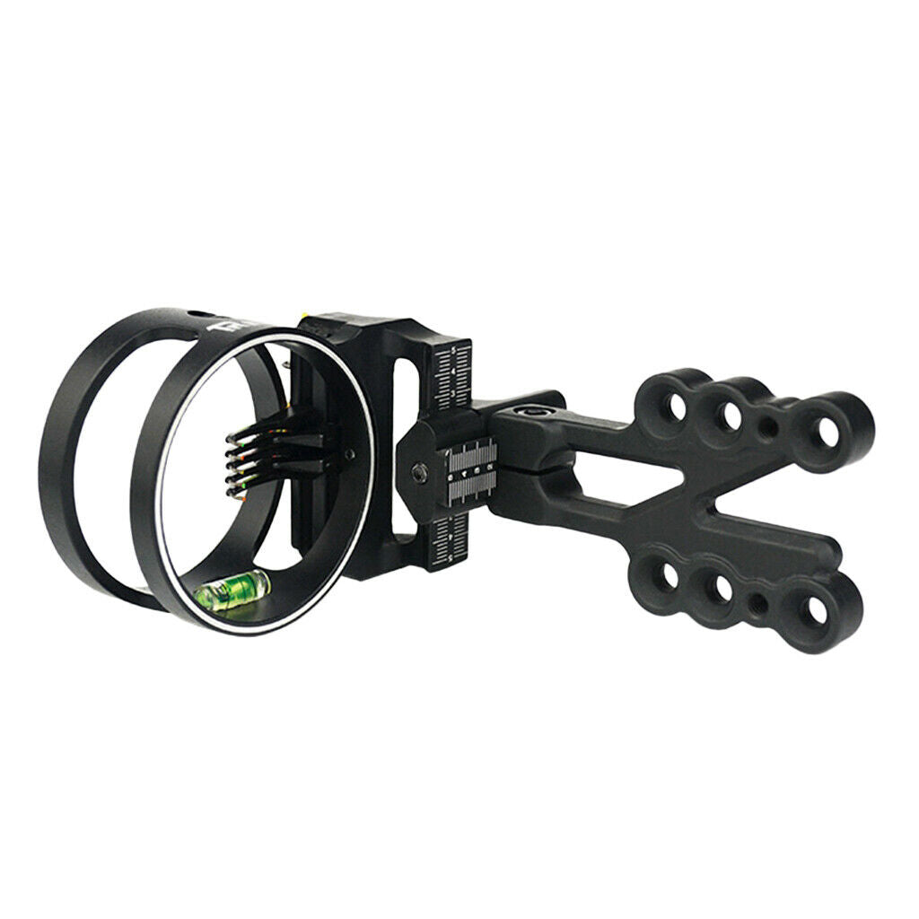 Aluminum Alloy Machined 5 Pin .019'' Compound Bow Sight for Right Left Hand