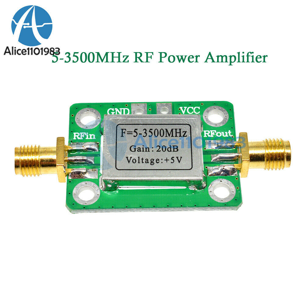 5-3500MHz 20dB with Shielded RF Broadband Low Noise Signal Amplifier Module