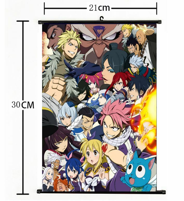 Japan Anime FAIRY TAIL home decor Wall Scroll Poster 581