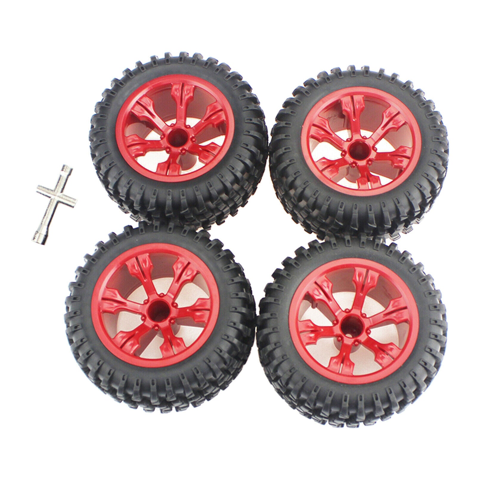RC Car Upgrade Tyres Tires for Wltoys 12428 12428-A 12428-C 1: 12 Scale RC Cars