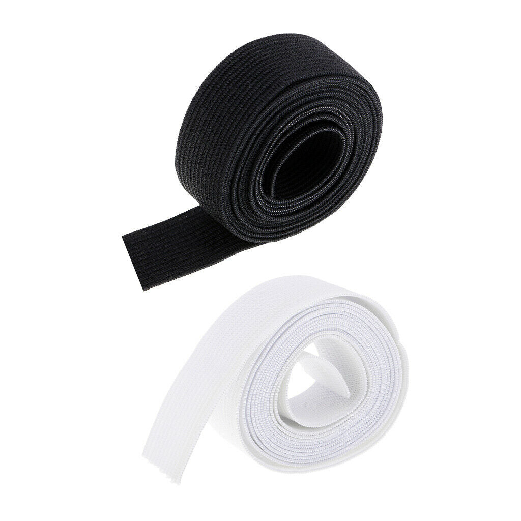 1.5M Elastics Strap Elasticity Band Headband Bra Dress Sewing Trim Craft Black