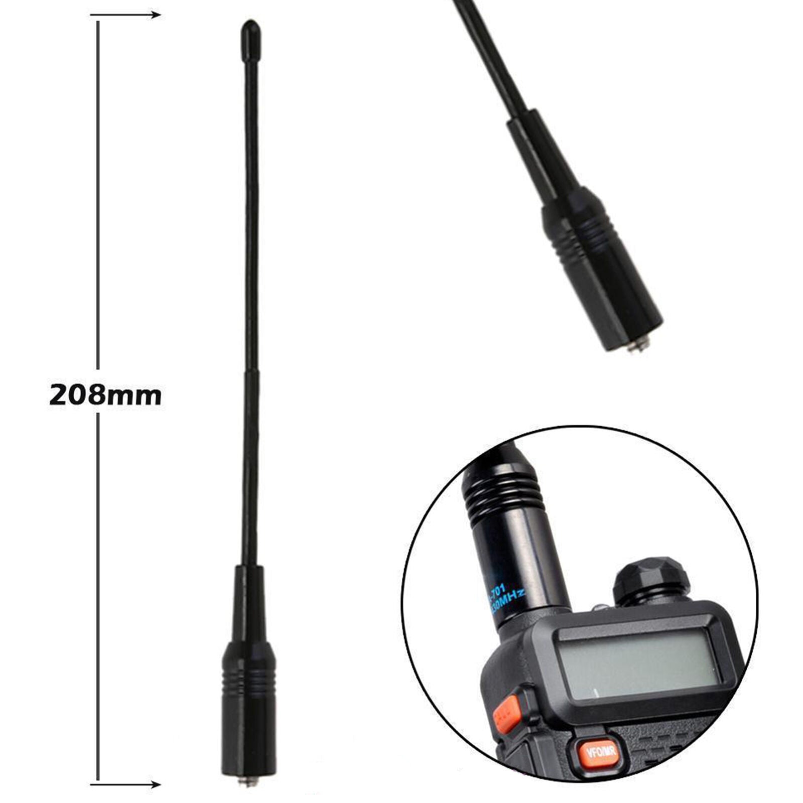 2x  NA-701 High Gain SF SMA-Female Radio Antenna For KG-UV Baofeng UV-5R