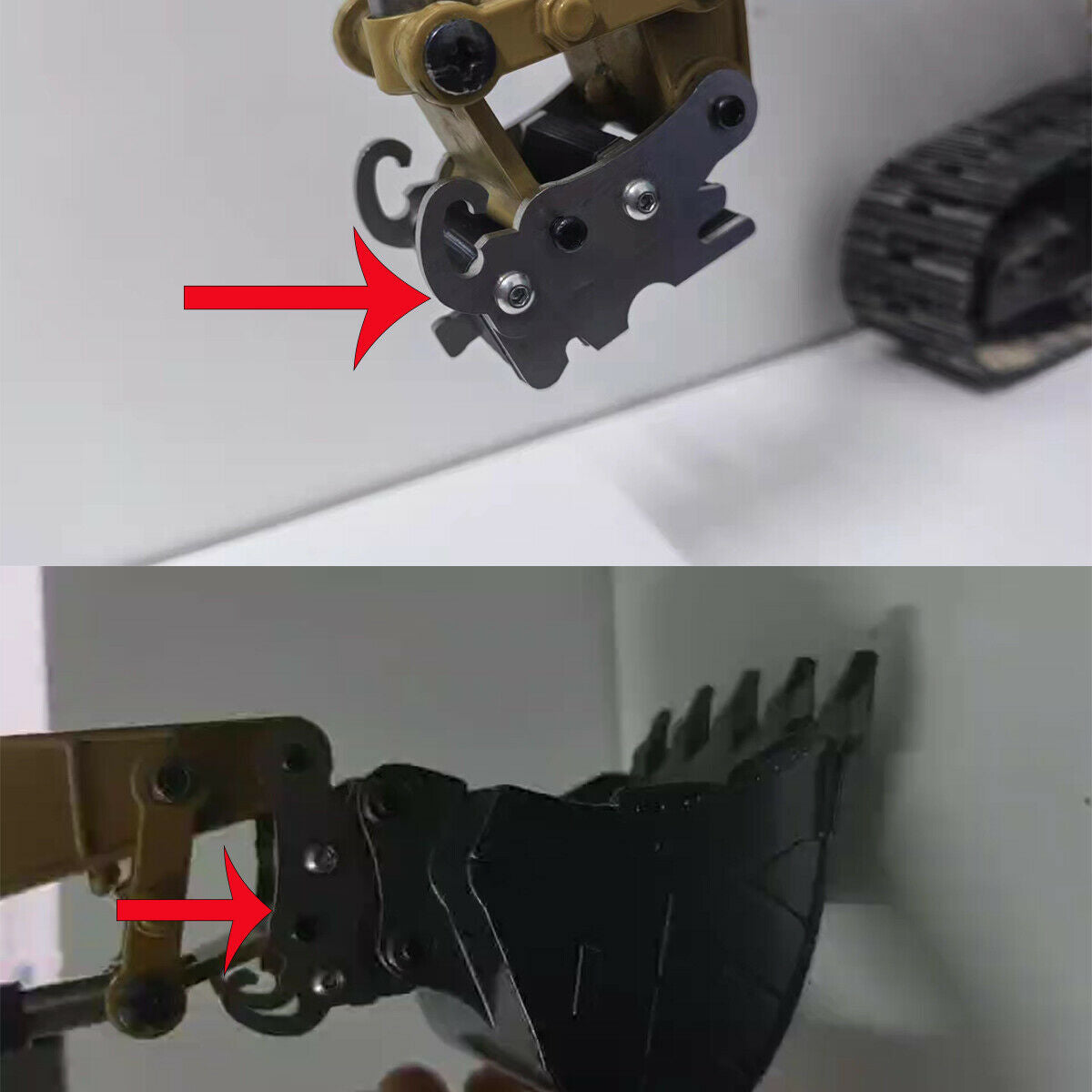 Excavator Metal Manual Bucket Changer for Huina 350 550 560 580 592 593 594 1580
