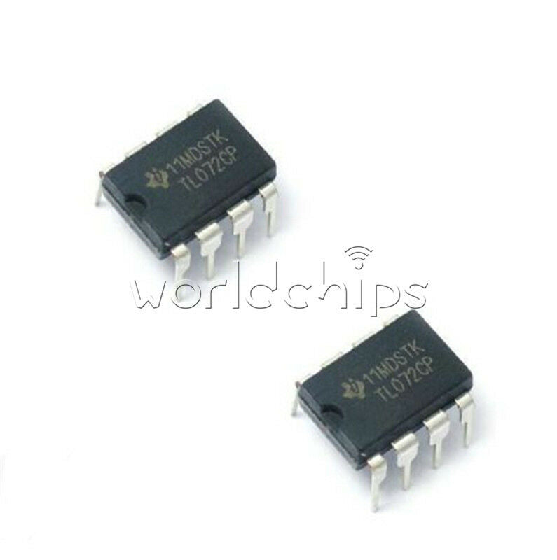 10PCS IC TL072CP TL072 DIP-8 chorus delay OP AMPS NEW DATE CODE