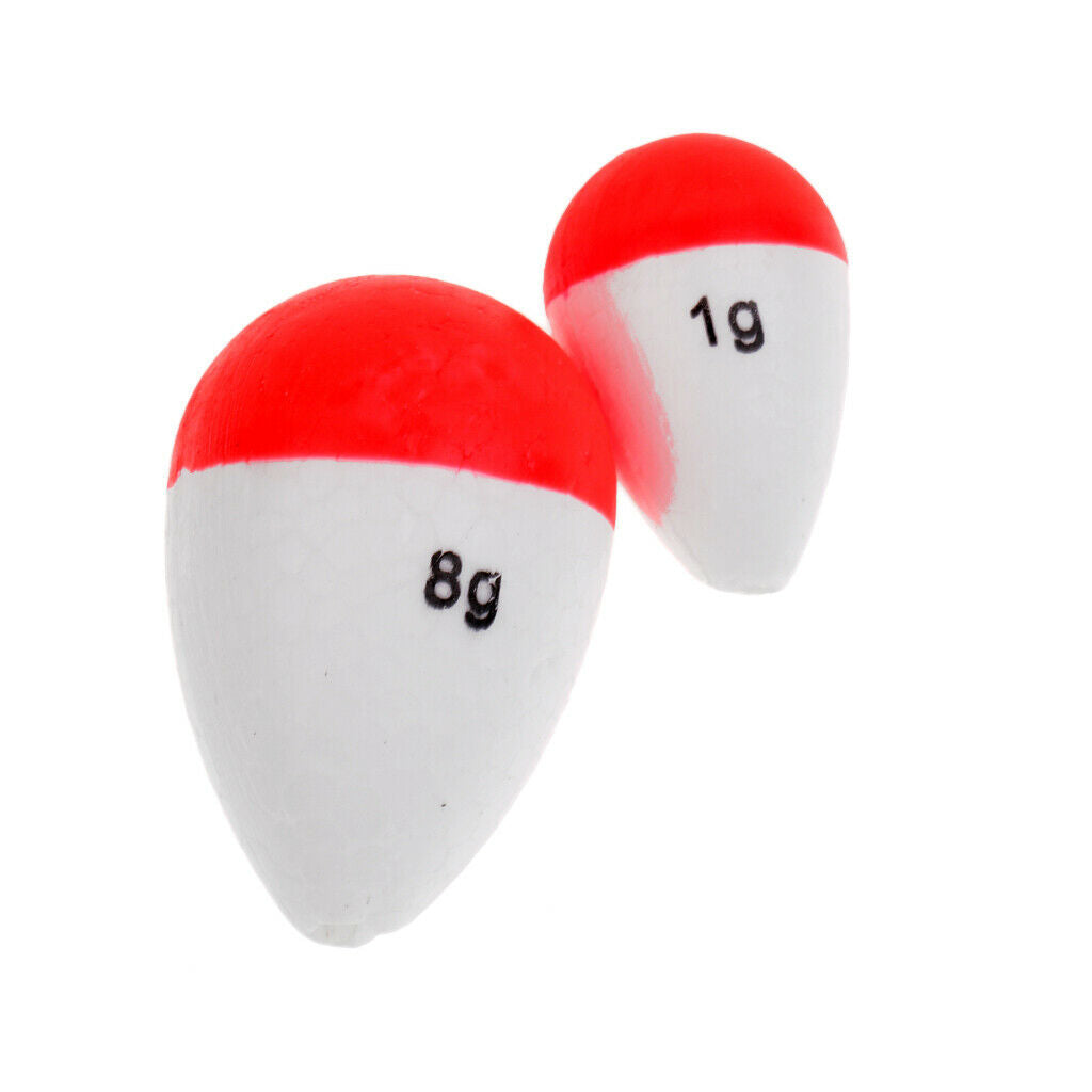 14pcs Foam Fishing Bobbers Sea Fishing Floats Buoys Fishing Tackle Tools