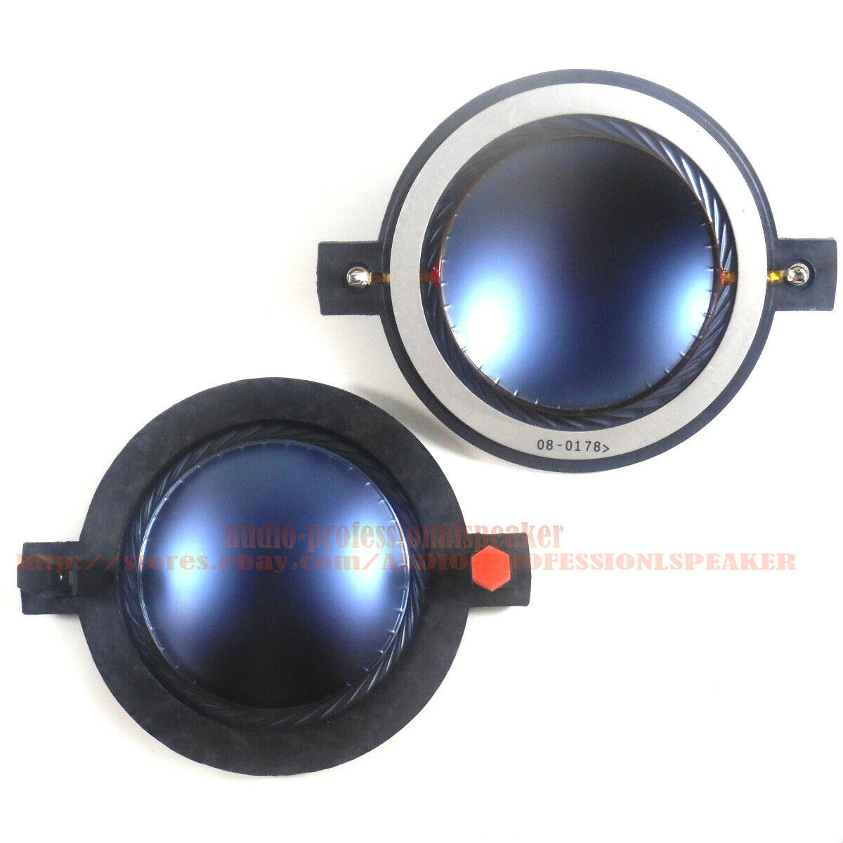 2pcs Aftermarket Diaphragm For B&C DE750TN 74.46 74.5mm 8 ohm Blue Titanium
