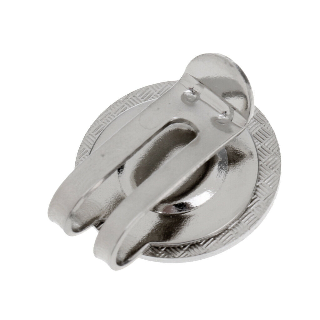 Sturdy Golfer Magnetic Hat Clip Golf Ball Marker for Golf   Visor, White