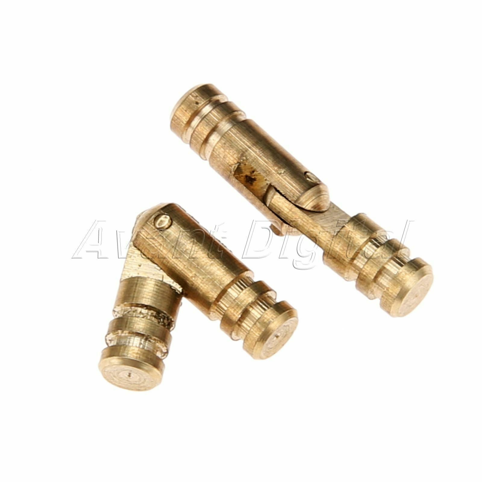 40PCS Brass Barrel Hinges Invisible Hinge Concealed Jewelry Box Cabinet Hinge
