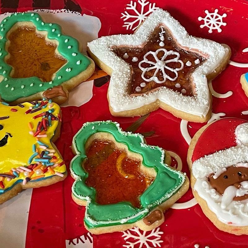 6 Pieces Plastic Material Baking Fondant Biscuit Cutter Five-pointed Star Shapes