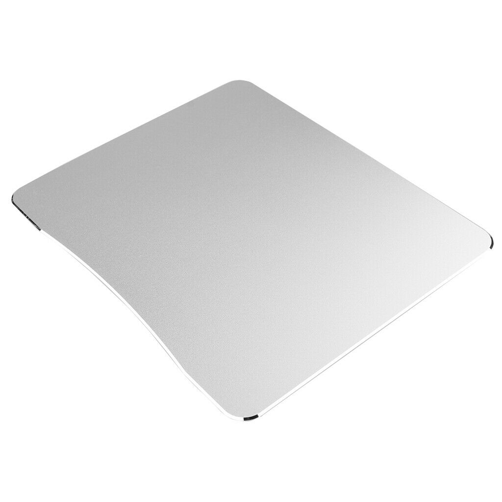 Ultra Thin 2mm Waterproof Aluminium Gaming Mouse Pad Mat for Laptop Sliver