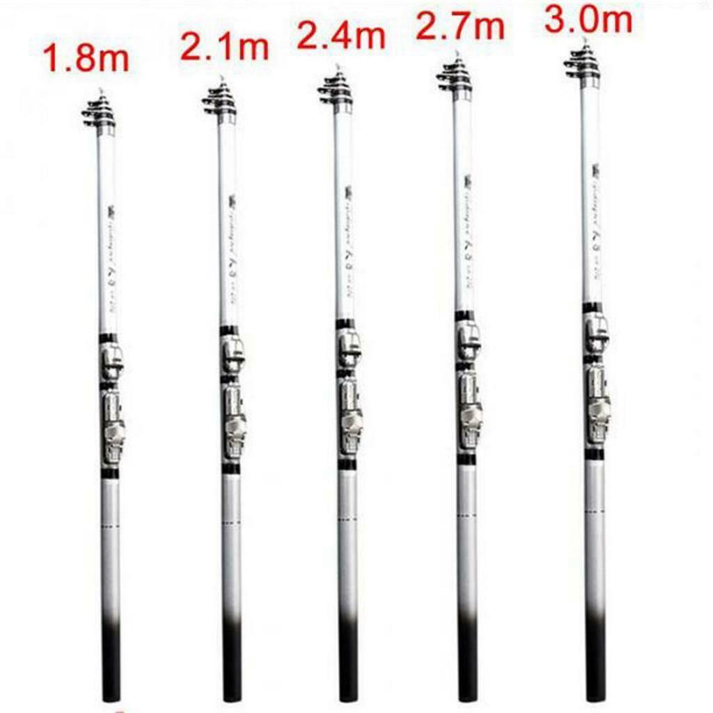 Travel   Fishing Rods Telescopic Travel Fishing Pole 5.2:1  2.7m