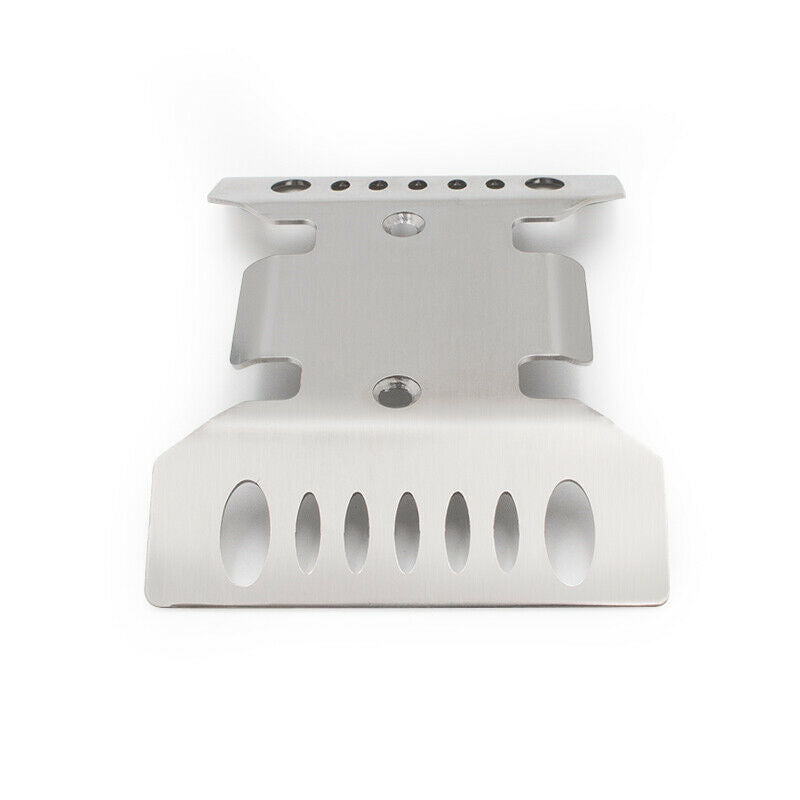 Stainless Steel Bottom Plate Protector Chassis Armor Skid Plate for 1/10 RC ClT2