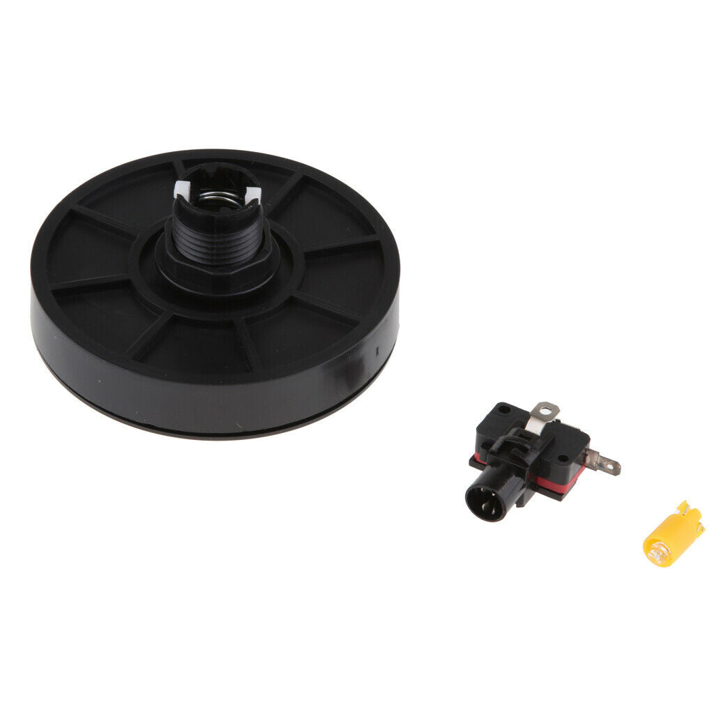 100mm LED Arcade Video Game Button Switch & Microswitch Push Buttons Yellow