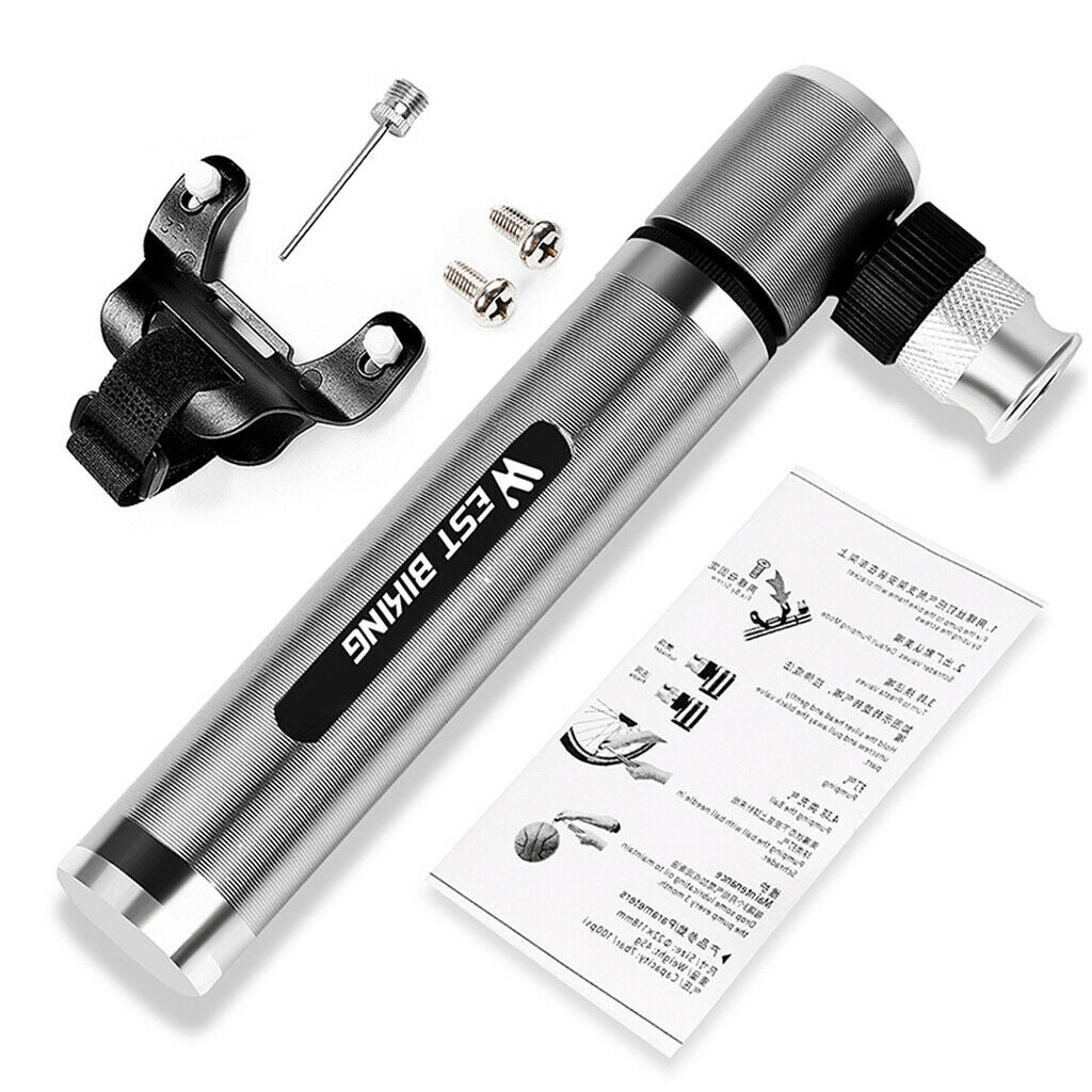 Pocket Bicycle Air Pump Inflator Tyre Basketball High Pressure Hand Pump