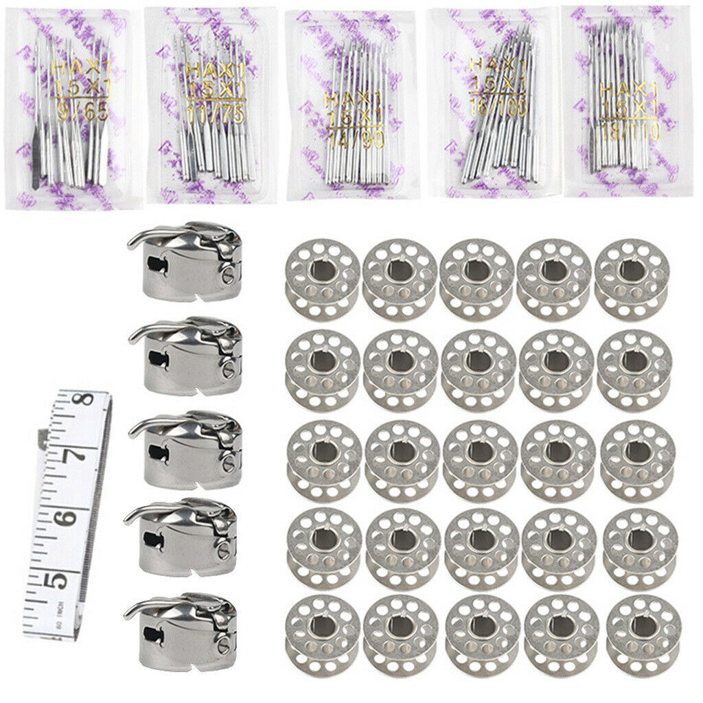 81Pcs Sewing Machine Needles Measuring Tape Complete Sewing Supplies Kit