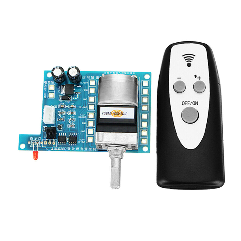 9V Infrared Remote Control Volume Control Board Pre Potentiometer New